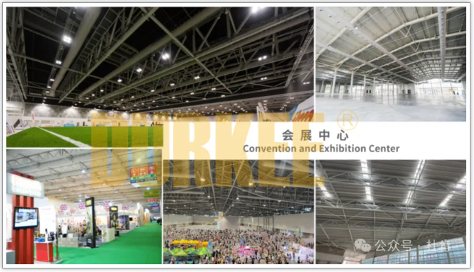 亿万先生MR柔性风管应用在会展中心